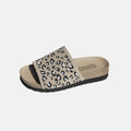 Leopard Open Toe Sandals - Hovatok