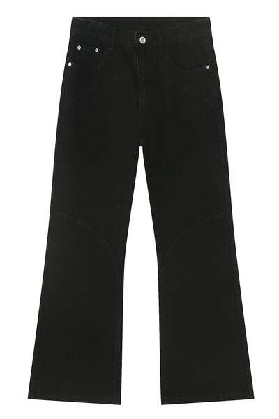 Mid Rise Jeans with Pockets - Hovatok