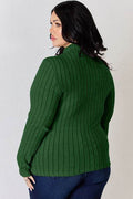 Basic Bae Full Size Ribbed Mock Neck Long Sleeve T-Shirt - Hovatok