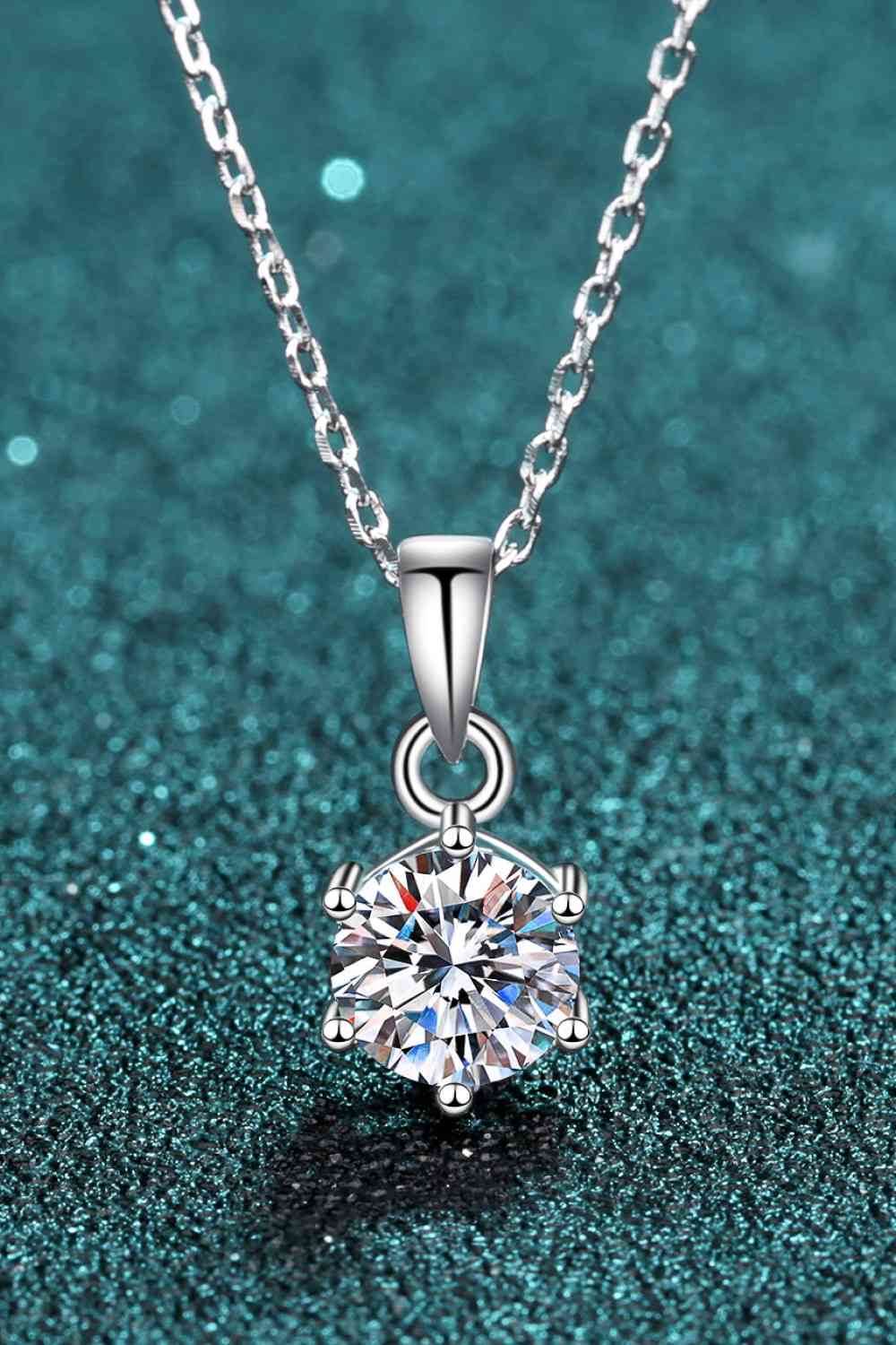 Adored Get What You Need Moissanite Pendant Necklace - Hovatok
