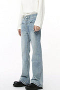 Splash Ink Washed Jeans with Pockets - Hovatok