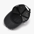Distressed Adjustable Cotton Baseball Cap - Hovatok