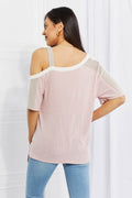 Andree by Unit Full Size Something Simple Cold Shoulder Tee - Hovatok