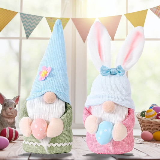 Easter Knitted Hat Faceless Doll - Hovatok
