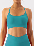 Spaghetti Strap Active Bra - Hovatok