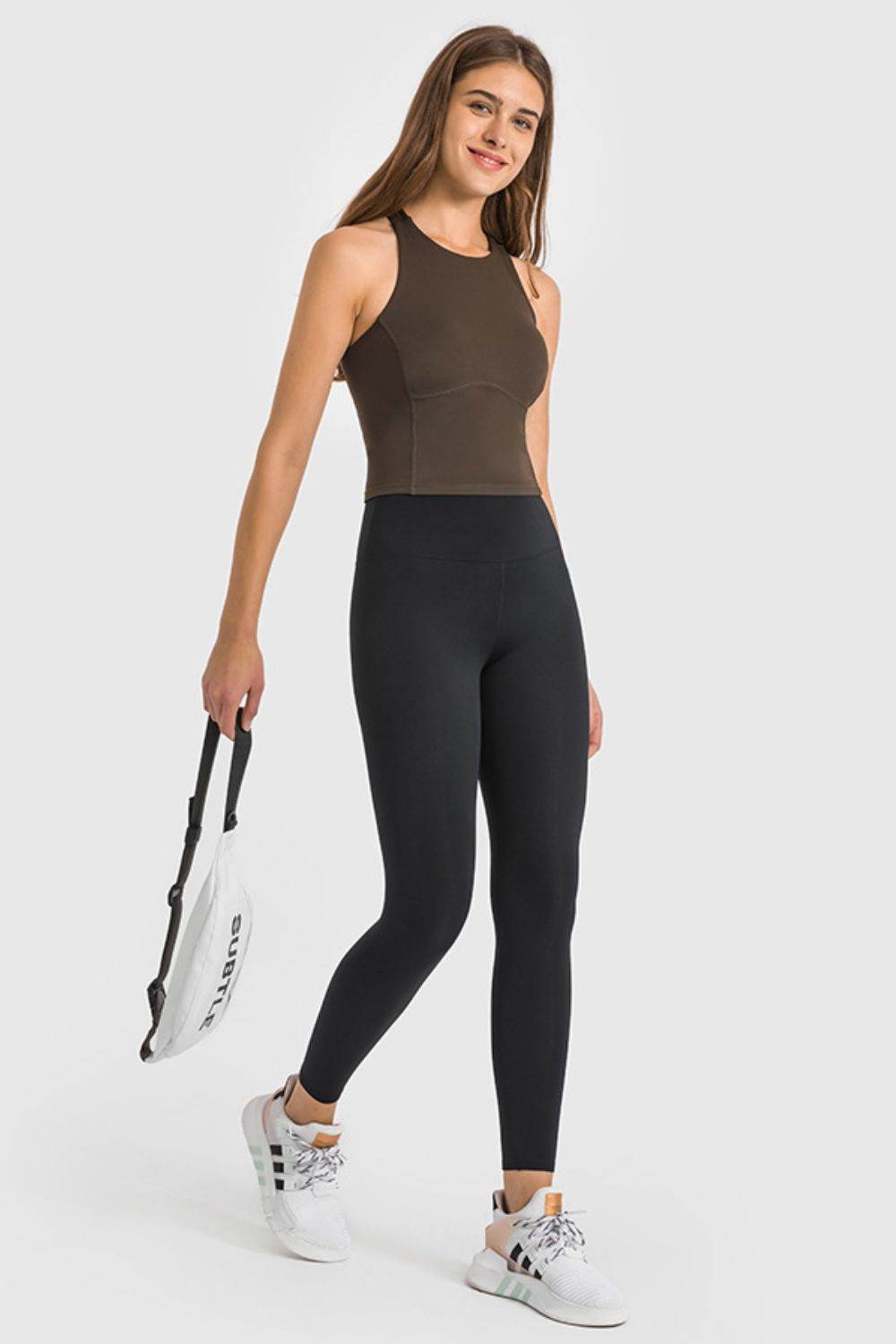 Millennia High Waist Ankle-Length Yoga Leggings - Hovatok