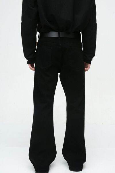 Men's Slim Bootcut Jeans - Hovatok