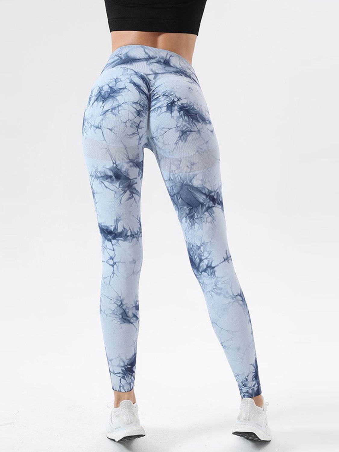 Tie-Dye High Waist Active Leggings - Hovatok