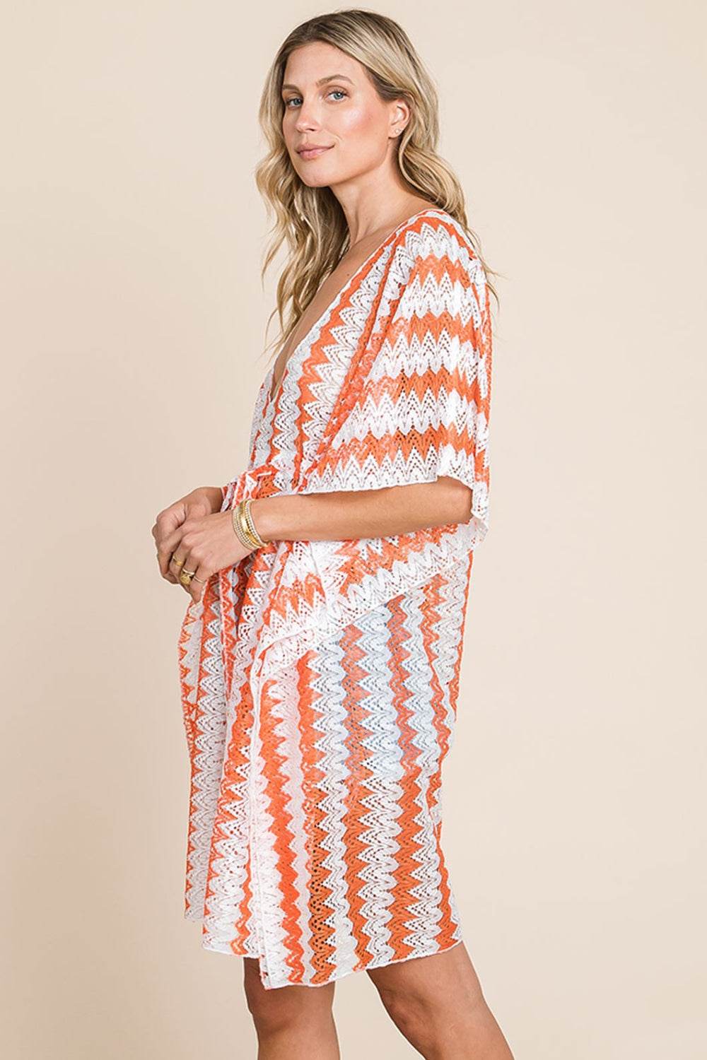 Cotton Bleu by Nu Label Multi Crochet Lace Cover Up - Hovatok