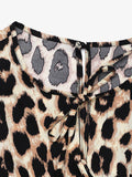 Perfee Tied Leopard Half Sleeve Jumpsuit - Hovatok
