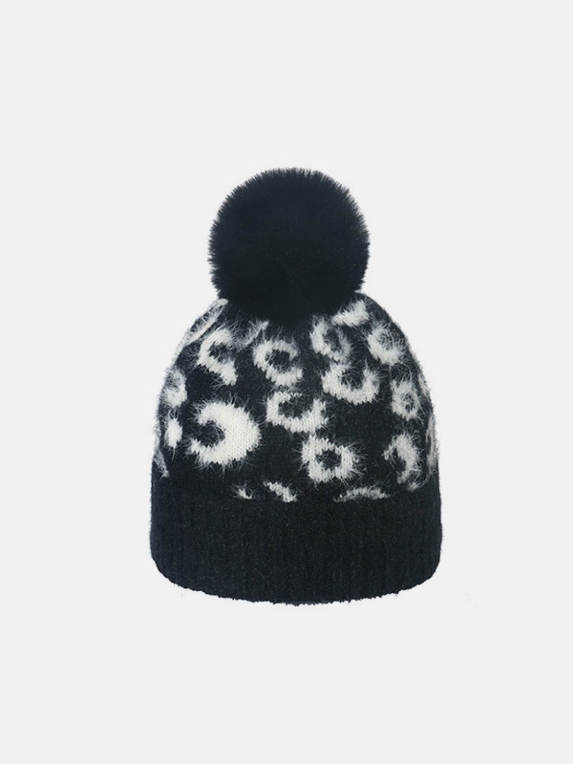 Leopard Hat with Pompom - Hovatok