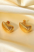 Shell Shore Spiral Stud Earrings - Hovatok