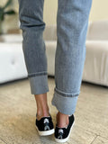 Judy Blue Full Size High Waist Cuff Hem Jeans - Hovatok
