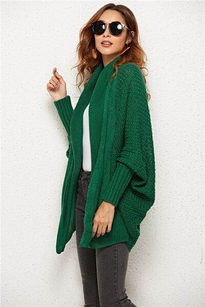 Angel Wings Open Front Batwing Sleeve Cardigan - Hovatok