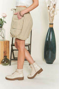 ADORA Drawstring Shorts with Pockets - Hovatok
