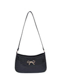 Bow PU Leather Shoulder Bag - Hovatok