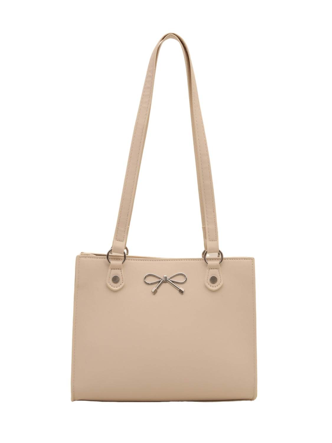 Bow PU Leather Shoulder Bag - Hovatok