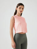 Millennia Round Neck Cropped Active Tank - Hovatok