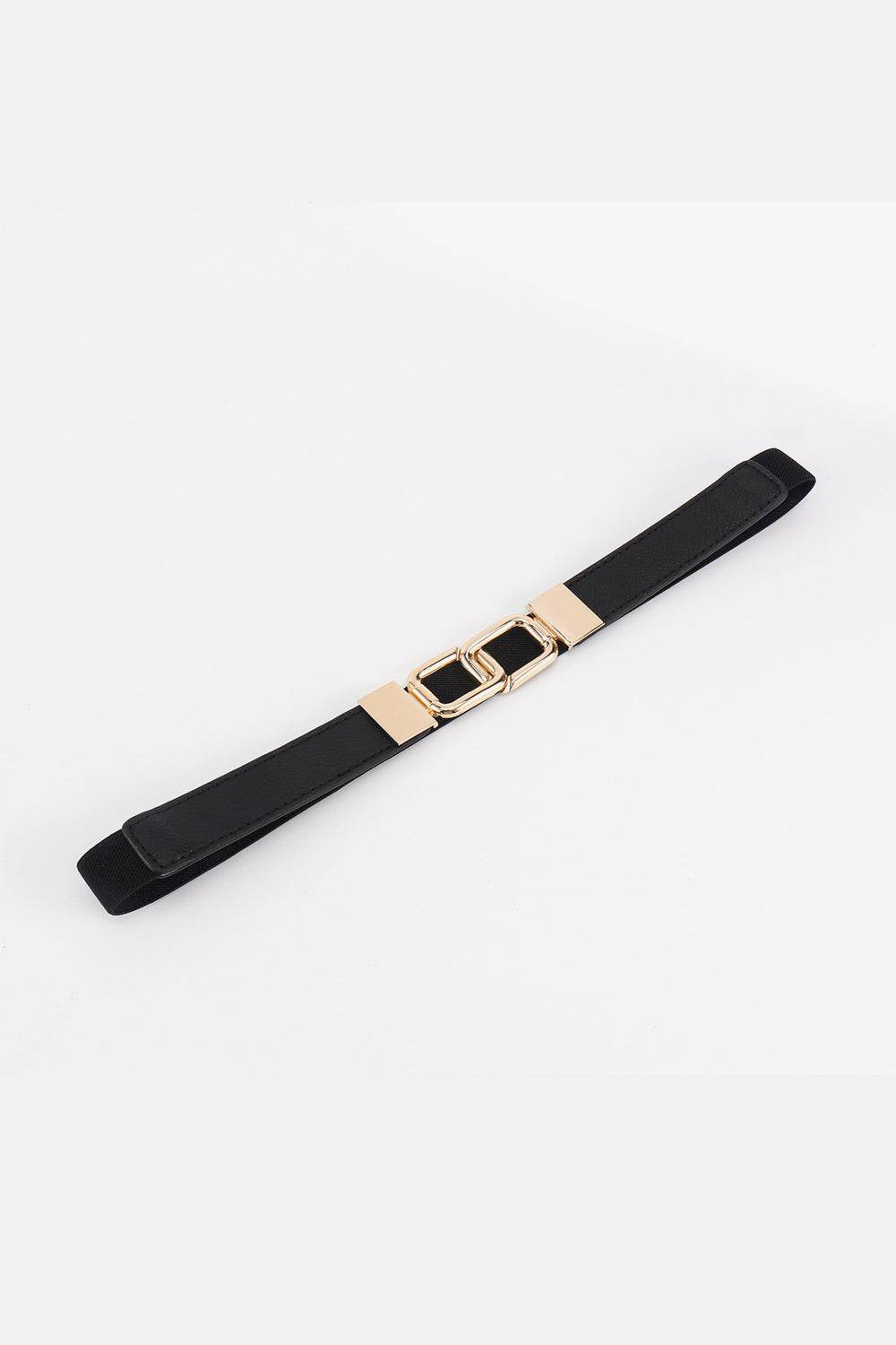 Geometric Double Buckle Elastic Belt - Hovatok
