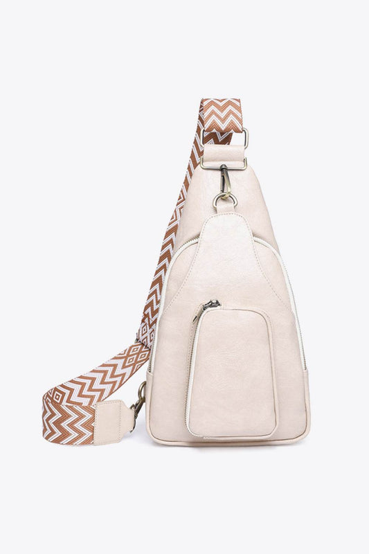 Adored Take A Trip PU Leather Sling Bag - Hovatok