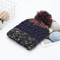 Contrast Thermal Hat with Pompom - Hovatok