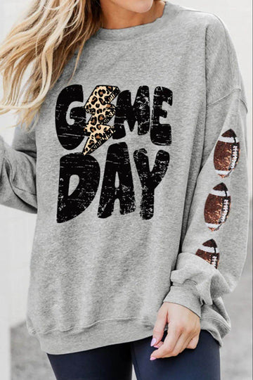 GAME DAY Football Long Sleeve Sweatshirt - Hovatok