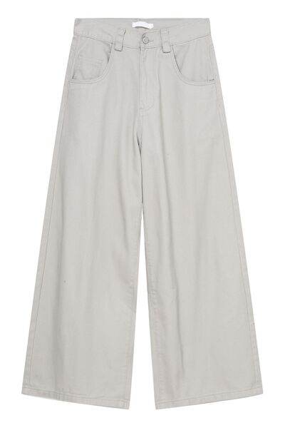 Wide Leg Jeans with Pockets - Hovatok