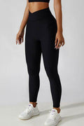 Basic Bae Crossover Waist Active Leggings - Hovatok