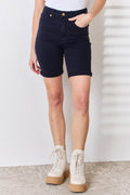 Judy Blue Full Size High Waist Tummy Control Bermuda Shorts - Hovatok