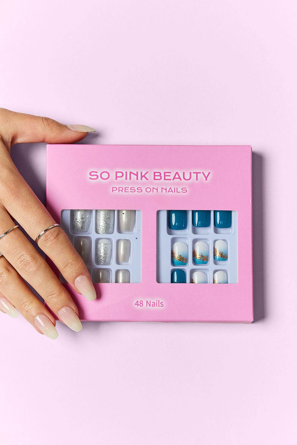 SO PINK BEAUTY Press On Nails 2 Packs - Hovatok