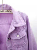 Full Size Cropped Denim Jacket Plus Size - Hovatok