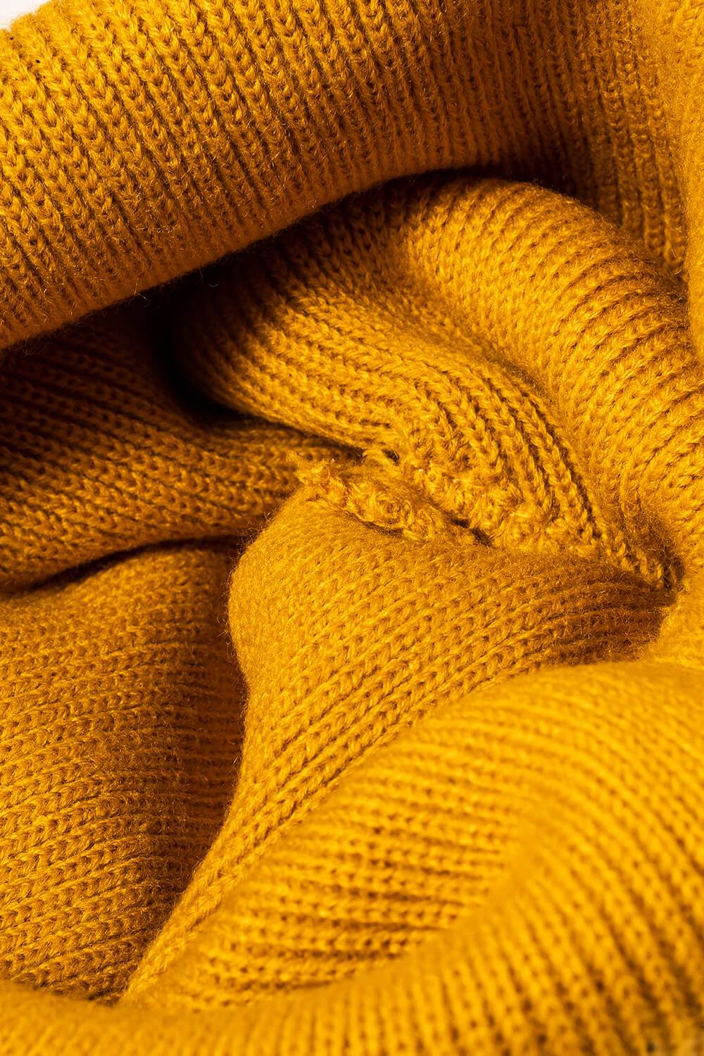 Confetti Rib-Knit Cuff Beanie - Hovatok