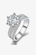 Adored 3 Carat Moissanite Three-Layer Ring - Hovatok