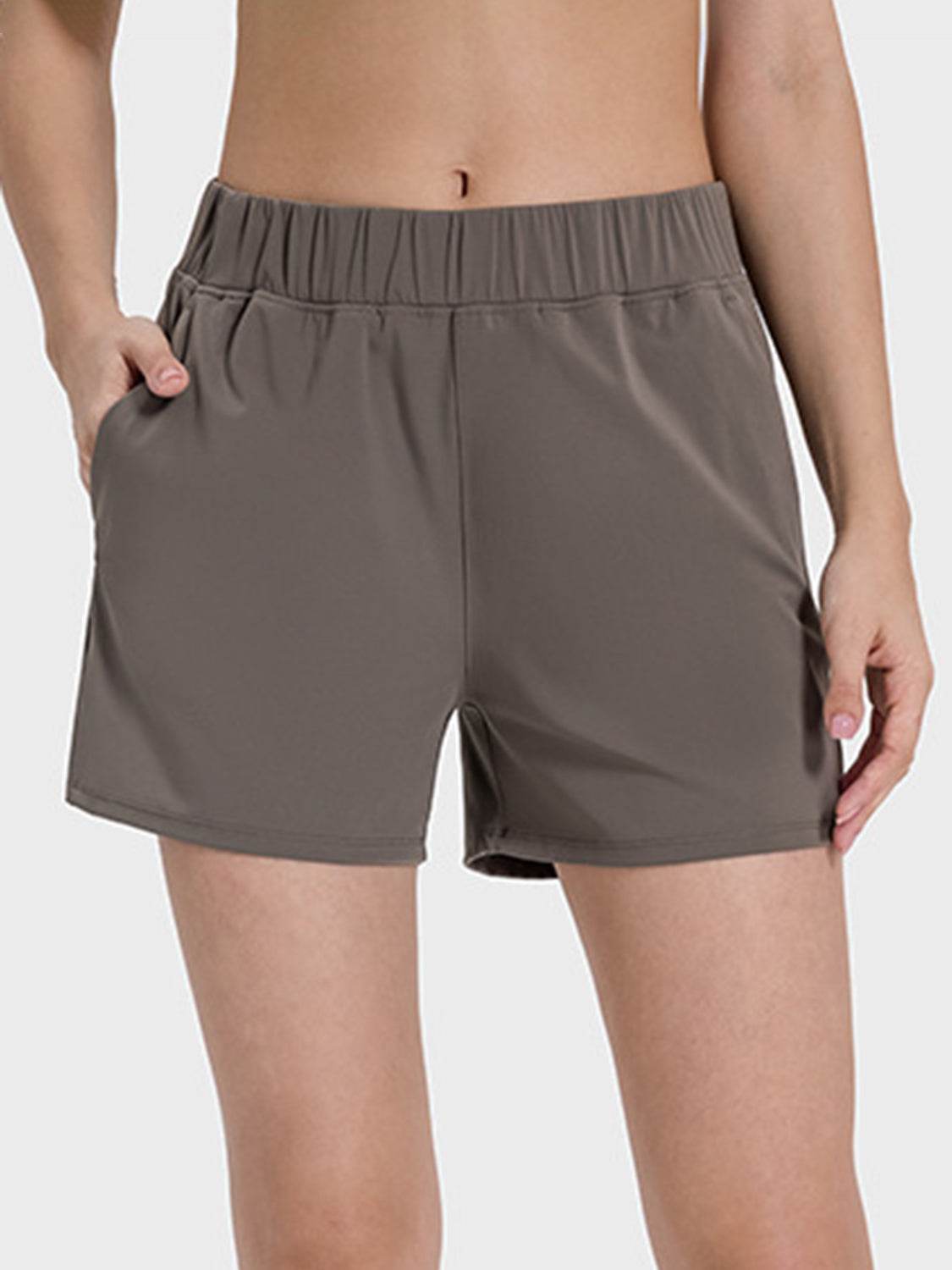 Millennia Elastic Waist Active Shorts - Hovatok