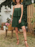 Ruched Spaghetti Strap Romper - Hovatok