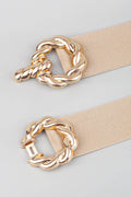 Zinc Alloy Buckle Elastic Belt - Hovatok
