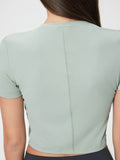 Millennia Round Neck Short Sleeve Active T-Shirt - Hovatok