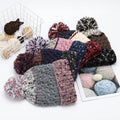 Contrast Thermal Hat with Pompom - Hovatok