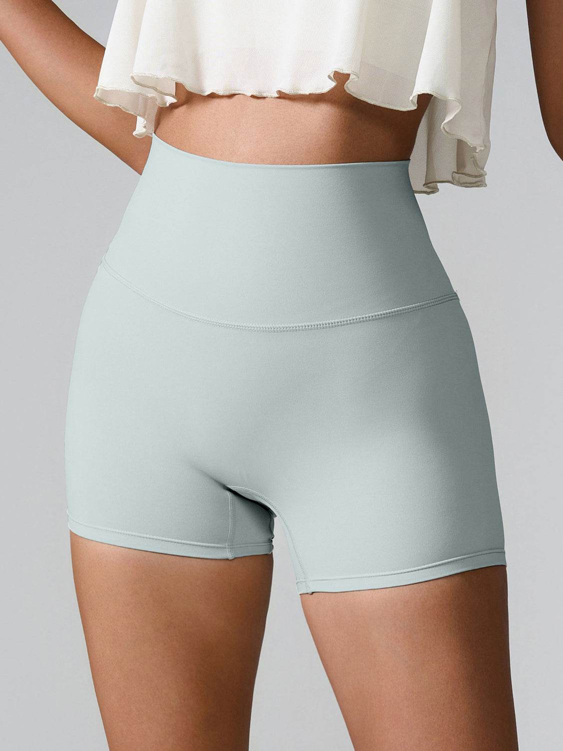 High Waist Active Shorts - Hovatok