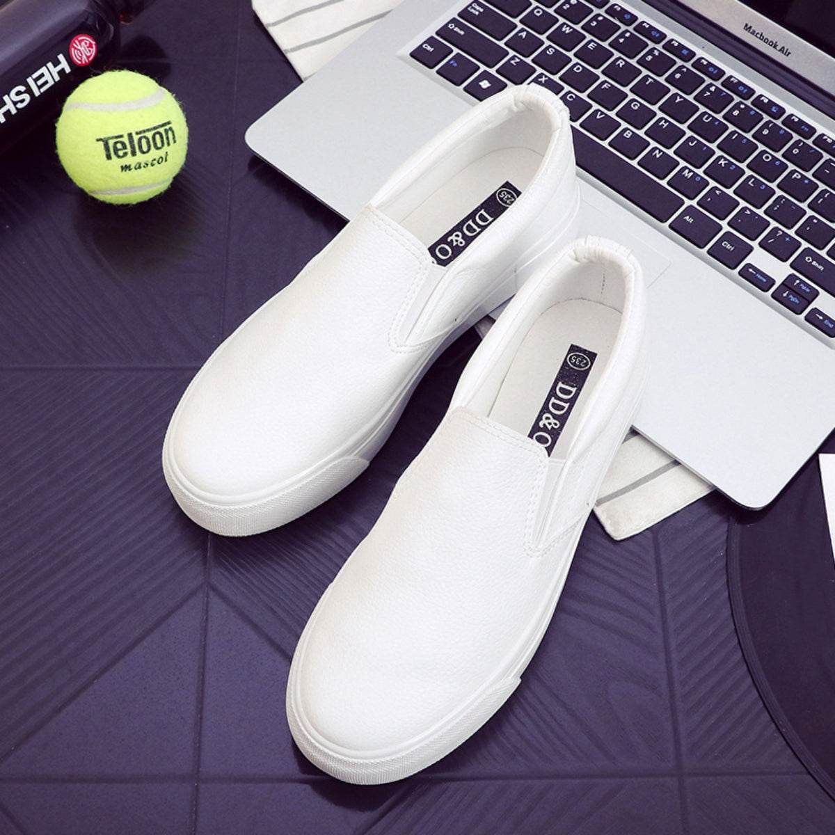 Round Toe Flat Slip-Ons - Hovatok