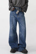Wide Leg Jeans with Pockets - Hovatok