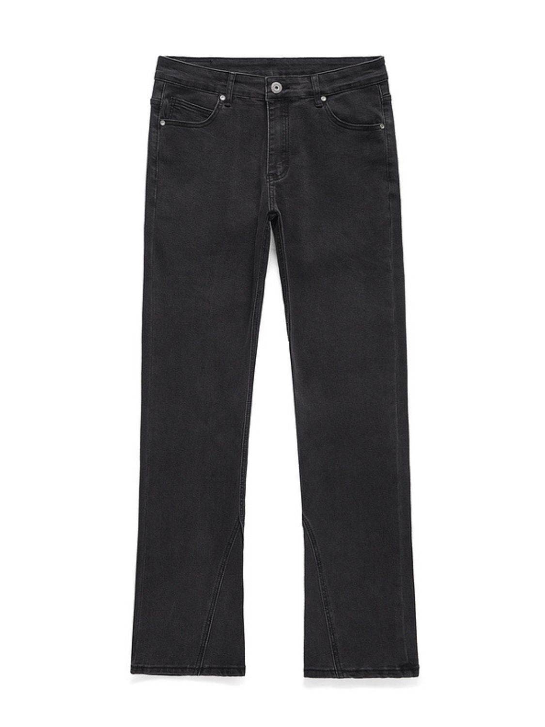 Men's Washed Bootcut Jeans - Hovatok