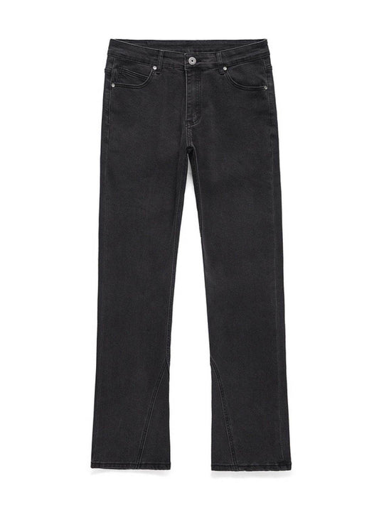 Men's Washed Bootcut Jeans - Hovatok