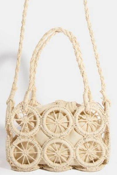 Fame Intricate Braided Wheels Crossbody Bag - Hovatok