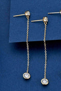 Adored Moissanite Chain Earrings - Hovatok
