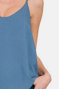 Zenana Two Layered Spaghetti Strap Cami - Hovatok
