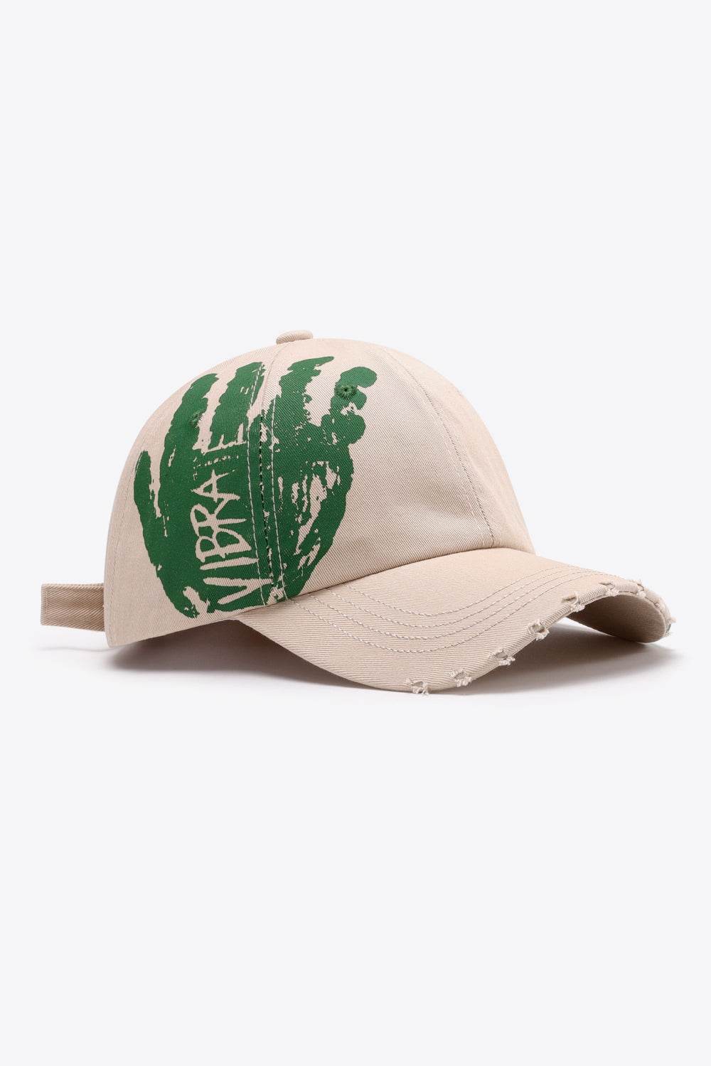 VIBRA Graphic Distressed Adjustable Baseball Cap - Hovatok