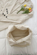 Ruched Polyester Large Handbag - Hovatok