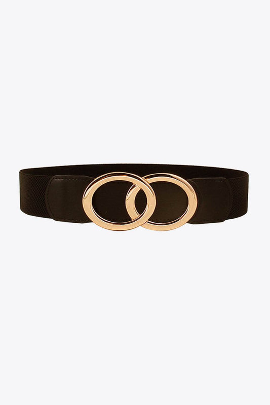Zinc Alloy Buckle Elastic PU Belt - Hovatok