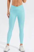 High Waist Active Leggings with Pockets - Hovatok